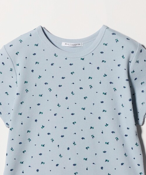 BEAUTY&YOUTH UNITED ARROWS(ビューティーアンドユースユナイテッドアローズ)の「フラワー ワッフル ショートスリーブTシャツ(Tシャツ/カットソー・レディース・オレンジ/コバルトブルー/ライトブルー・FREE)」の18枚目の写真