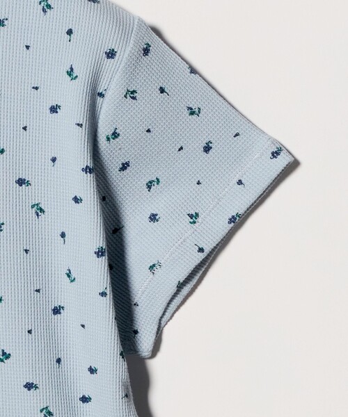 BEAUTY&YOUTH UNITED ARROWS(ビューティーアンドユースユナイテッドアローズ)の「フラワー ワッフル ショートスリーブTシャツ(Tシャツ/カットソー・レディース・オレンジ/コバルトブルー/ライトブルー・FREE)」の19枚目の写真