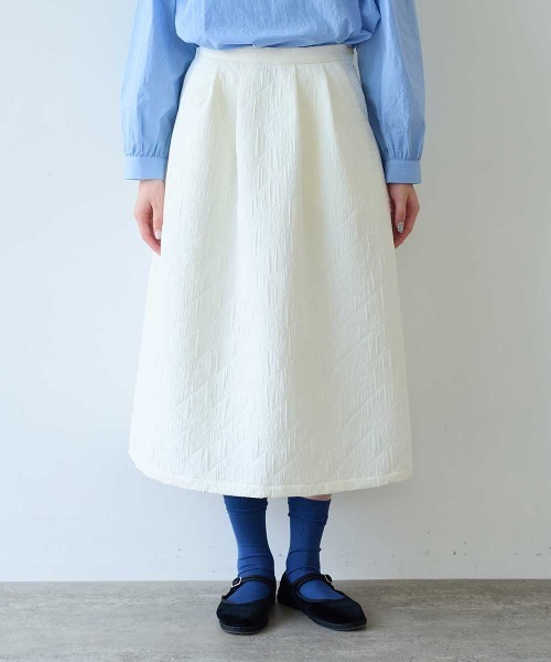bulle de savon(ビュルデサボン)の「ichijiku quilt ジャカード スカート(スカート・レディース・キナリ・FREE)」の17枚目の写真