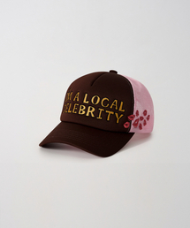GARMENTS FAB（ガーメンツファブ）の「IM A LCOAL CELEBRITY TRUCKER CAP (BROWN)（キャップ）」
