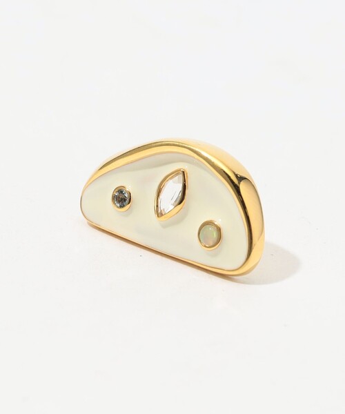 lizzie fortunato jewels(リジーフォルトゥナート)の「Lizzie Fortunato ISOLA STUD ピアス(ピアス(両耳用)・レディース・ホワイト系その他・FREE)」の3枚目の写真