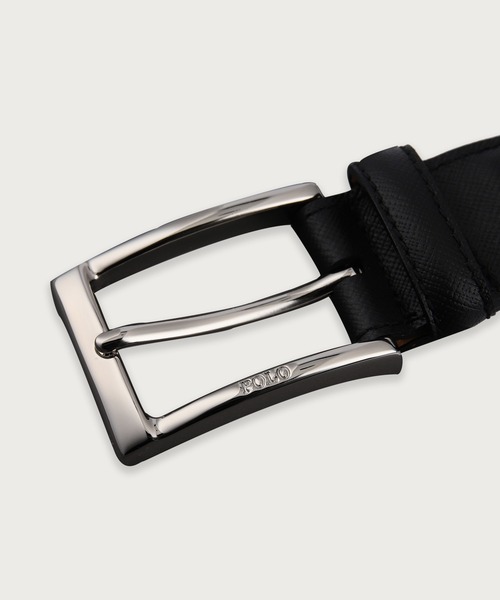 POLO RALPH LAUREN(ポロ ラルフ ローレン)の「エンボスレザー 30mm メンズベルト(ベルト・メンズ・ブラック/ダークブラウン・FREE)」の9枚目の写真