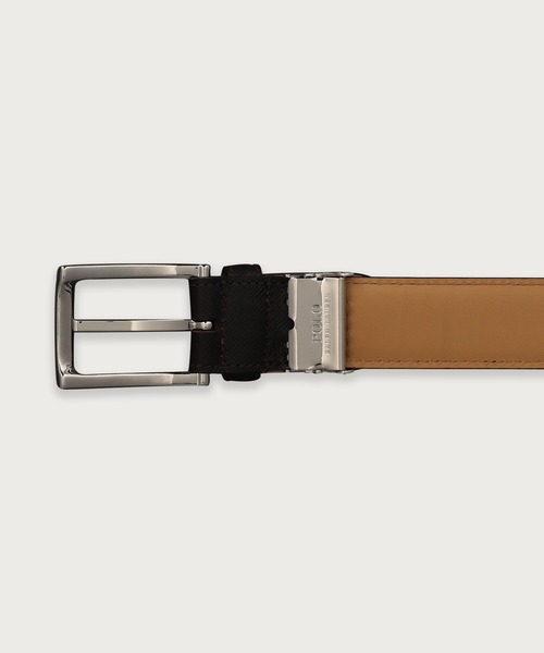 POLO RALPH LAUREN(ポロ ラルフ ローレン)の「エンボスレザー 30mm メンズベルト(ベルト・メンズ・ブラック/ダークブラウン・FREE)」の11枚目の写真
