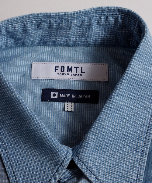 FDMTL（ファンダメンタル）の「【FDMTL】PATCHWORK SHIRT 3YR WASH（シャツ/ブラウス・メンズ・インディゴブルー・4/3）」の3枚目の写真
