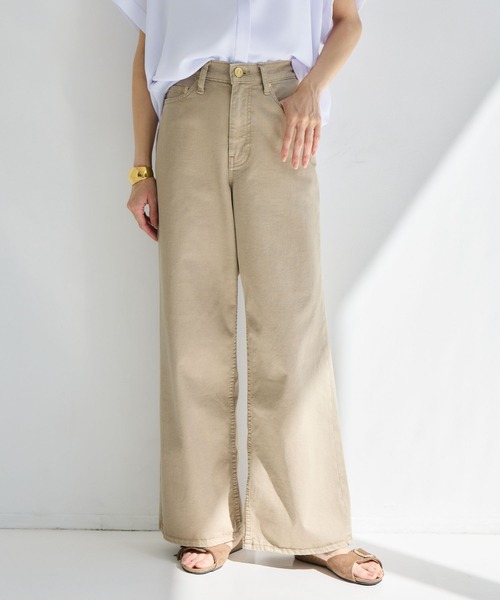 surt(サート)の「SURT(サート) / スーパーWストレートチノパンツ【WEB限定サイズ】(デニムパンツ・レディース・ベージュ・2/0/00/1)」の1枚目の写真