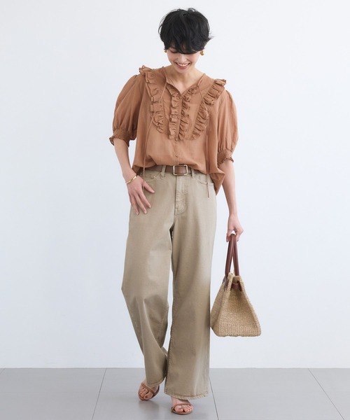 surt(サート)の「SURT(サート) / スーパーWストレートチノパンツ【WEB限定サイズ】(デニムパンツ・レディース・ベージュ・2/0/00/1)」の18枚目の写真