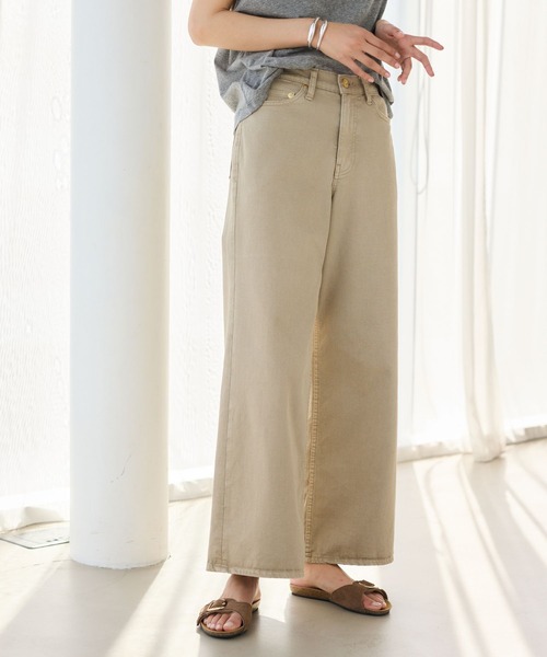 surt(サート)の「SURT(サート) / スーパーWストレートチノパンツ【WEB限定サイズ】(デニムパンツ・レディース・ベージュ・2/0/00/1)」の7枚目の写真
