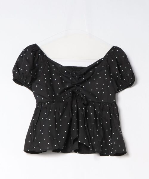 frunco（フランコ）の「【ZOZOTOWN限定】ドットパフスリーブブラウス（シャツ/ブラウス・レディース・ホワイト/アイボリー/ブラック/ブルー・FREE）」の6枚目の写真