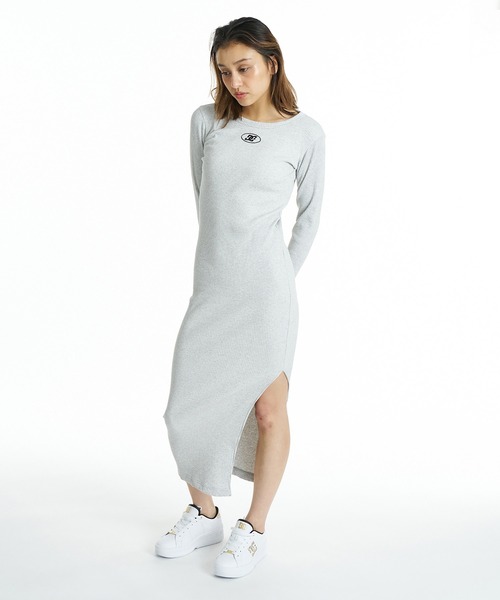 DC(ディーシー)の「DC/ディーシー ワンピース リブ ロングワンピース 26 WS TELECO ONE PIECE LS LDR264315(ワンピース・レディース・スミクロ/ブラック/ミックスグレー/ヘザーグレー・L/M)」の4枚目の写真