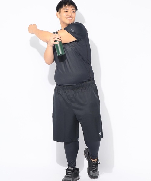 UNDER ARMOUR(アンダーアーマー)の「コンプレッション Tシャツ 半袖 メンズ 大きいサイズ UA COOL アイソチル ショートスリーブ シャツ UNDER ARMOUR (アンダーアーマー)(Tシャツ/カットソー・メンズ・ブラック/グレー・3XL/5XL/4XL)」の18枚目の写真