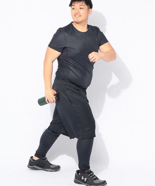 UNDER ARMOUR(アンダーアーマー)の「コンプレッション Tシャツ 半袖 メンズ 大きいサイズ UA COOL アイソチル ショートスリーブ シャツ UNDER ARMOUR (アンダーアーマー)(Tシャツ/カットソー・メンズ・ブラック/グレー・3XL/5XL/4XL)」の17枚目の写真