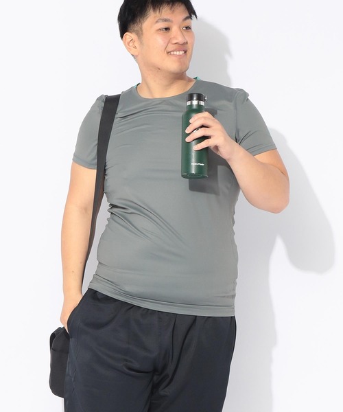 UNDER ARMOUR(アンダーアーマー)の「コンプレッション Tシャツ 半袖 メンズ 大きいサイズ UA COOL アイソチル ショートスリーブ シャツ UNDER ARMOUR (アンダーアーマー)(Tシャツ/カットソー・メンズ・ブラック/グレー・3XL/5XL/4XL)」の14枚目の写真