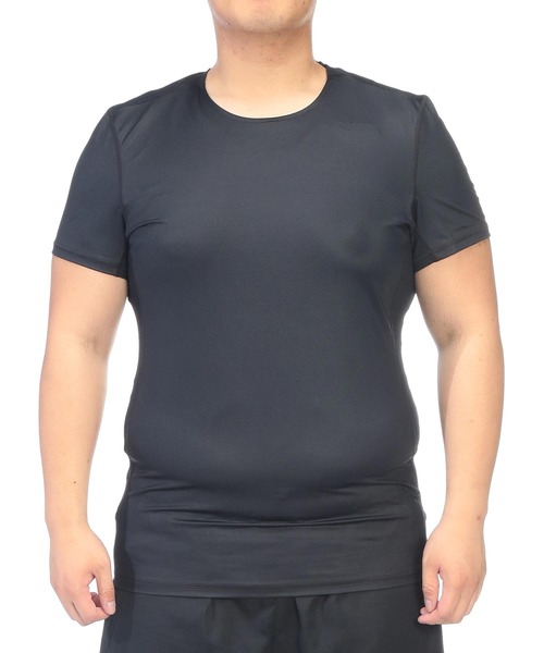 UNDER ARMOUR(アンダーアーマー)の「コンプレッション Tシャツ 半袖 メンズ 大きいサイズ UA COOL アイソチル ショートスリーブ シャツ UNDER ARMOUR (アンダーアーマー)(Tシャツ/カットソー・メンズ・ブラック/グレー・3XL/5XL/4XL)」の12枚目の写真