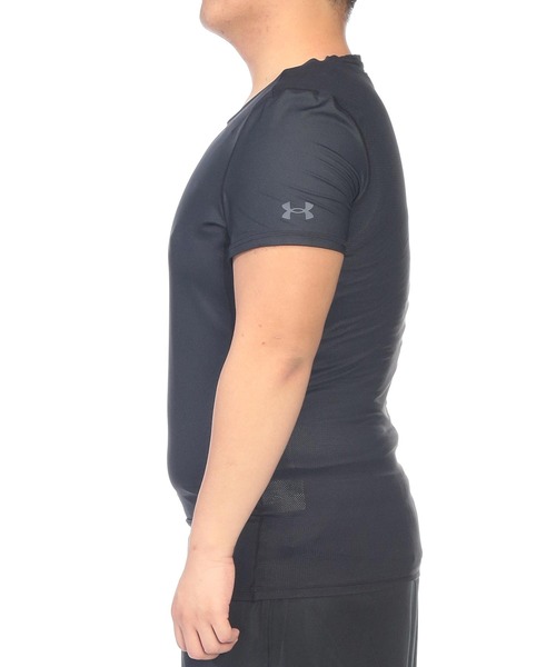 UNDER ARMOUR(アンダーアーマー)の「コンプレッション Tシャツ 半袖 メンズ 大きいサイズ UA COOL アイソチル ショートスリーブ シャツ UNDER ARMOUR (アンダーアーマー)(Tシャツ/カットソー・メンズ・ブラック/グレー・3XL/5XL/4XL)」の11枚目の写真