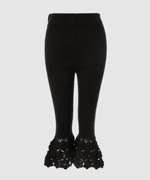 GANNI | Fine Cotton Rib Crochet Pants(その他パンツ)