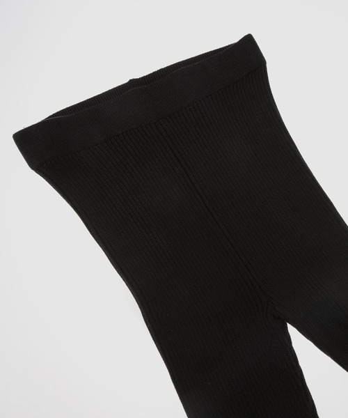 GANNI（ガニー）の「Fine Cotton Rib Crochet Pants（その他パンツ・レディース・ブラック・M/S）」の3枚目の写真
