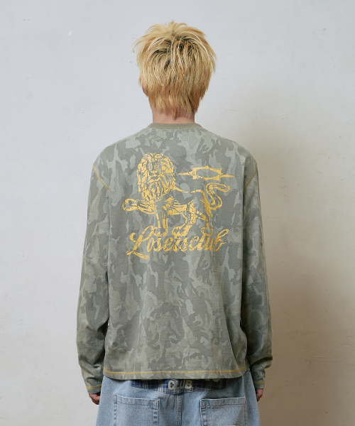 LOSERS CLUB（ルーザーズクラブ）の「クラックロゴ長袖Tシャツカモ（Tシャツ/カットソー・レディース・その他・0/1/2）」の4枚目の写真