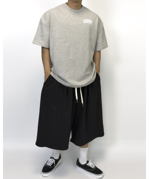 PACIENCIA（パシエンシア）の「コンクリートフェード オーバーサイズ 半袖 MELANGE GREY（Tシャツ/カットソー・メンズ・その他・LARGE/X-LARGE/XX-LARGE）」の2枚目の写真