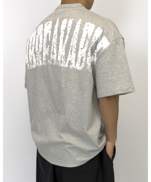PACIENCIA（パシエンシア）の「コンクリートフェード オーバーサイズ 半袖 MELANGE GREY（Tシャツ/カットソー・メンズ・その他・LARGE/X-LARGE/XX-LARGE）」の5枚目の写真