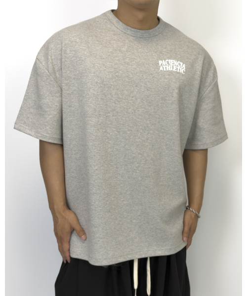 PACIENCIA（パシエンシア）の「コンクリートフェード オーバーサイズ 半袖 MELANGE GREY（Tシャツ/カットソー・メンズ・その他・LARGE/X-LARGE/XX-LARGE）」の7枚目の写真
