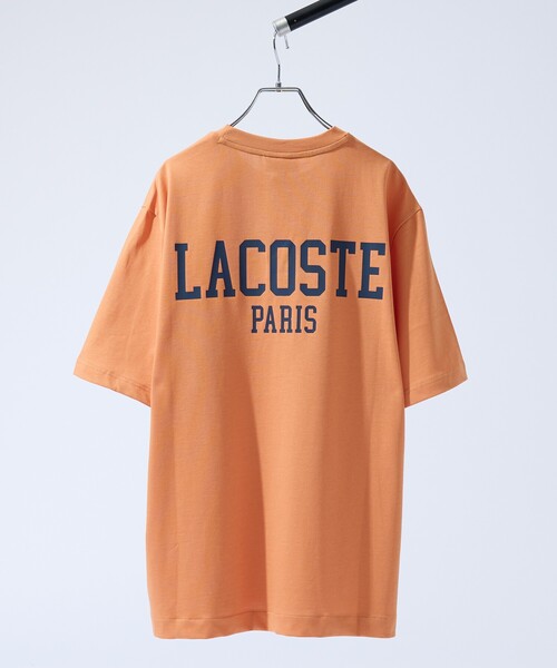 LACOSTE(ラコステ)の「【LACOSTE / ラコステ】BACK PRINT BASIC TEE / バックプリントベーシックTシャツ / 半袖Tシャツ / ユニセックス(Tシャツ/カットソー・メンズ・ホワイト/オレンジ/ブラック・M/L)」の3枚目の写真