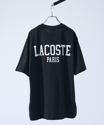 【LACOSTE / ラコステ】BACK PRINT BASIC TEE / バックプリントベーシックTシャツ / 半袖Tシャツ / ユニセックス