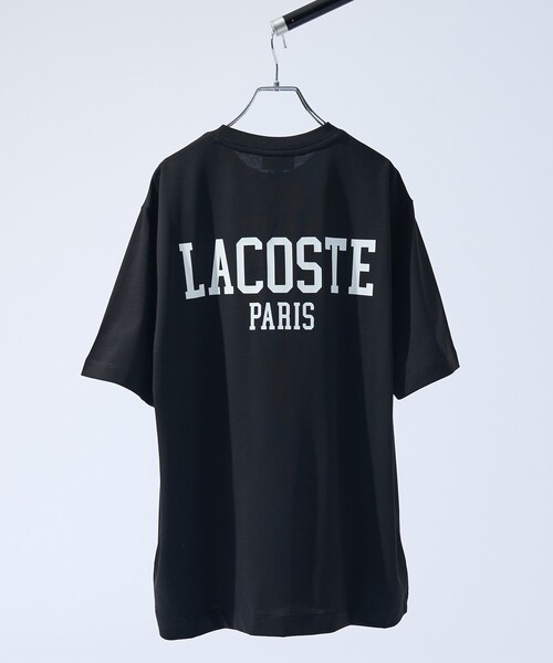 LACOSTE(ラコステ)の「【LACOSTE / ラコステ】BACK PRINT BASIC TEE / バックプリントベーシックTシャツ / 半袖Tシャツ / ユニセックス(Tシャツ/カットソー・メンズ・ホワイト/オレンジ/ブラック・M/L)」の1枚目の写真