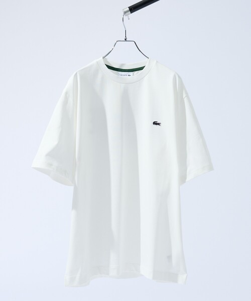LACOSTE(ラコステ)の「【LACOSTE / ラコステ】BACK PRINT BASIC TEE / バックプリントベーシックTシャツ / 半袖Tシャツ / ユニセックス(Tシャツ/カットソー・メンズ・ホワイト/オレンジ/ブラック・M/L)」の5枚目の写真