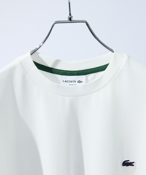 LACOSTE(ラコステ)の「【LACOSTE / ラコステ】BACK PRINT BASIC TEE / バックプリントベーシックTシャツ / 半袖Tシャツ / ユニセックス(Tシャツ/カットソー・メンズ・ホワイト/オレンジ/ブラック・M/L)」の6枚目の写真