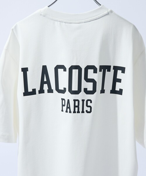 LACOSTE(ラコステ)の「【LACOSTE / ラコステ】BACK PRINT BASIC TEE / バックプリントベーシックTシャツ / 半袖Tシャツ / ユニセックス(Tシャツ/カットソー・メンズ・ホワイト/オレンジ/ブラック・M/L)」の9枚目の写真