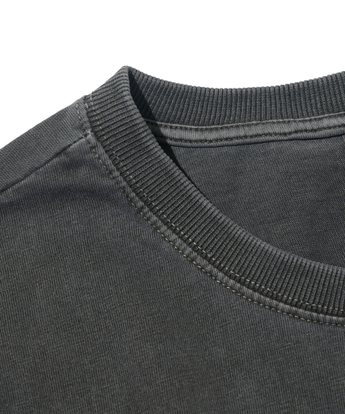 OTHERFITS(アザーフィッツ)の「ピグメントプレーンクロップ半袖Tシャツ(チャコール)(Tシャツ/カットソー・メンズ・その他・FREE)」の3枚目の写真