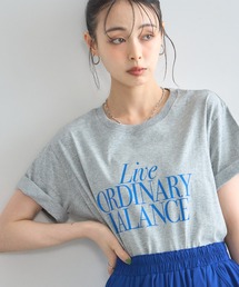 【汗染み防止加工】カラーロゴTシャツ