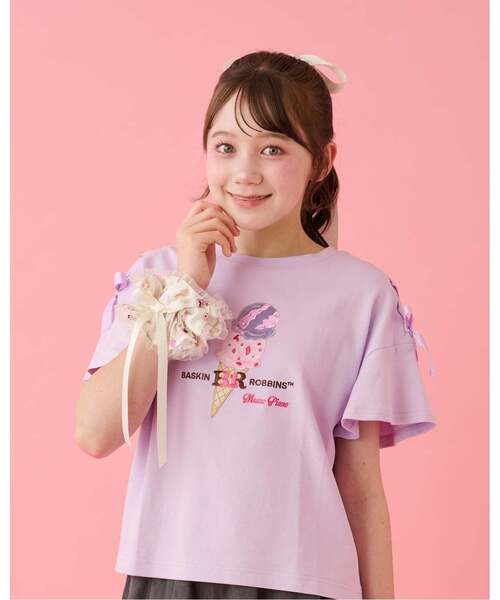 mezzo piano Junior(メゾピアノジュニア)の「【サーティワン アイスクリーム】アイス柄シュシュ(その他ヘアアクセサリー・キッズ・オフホワイト・F)」の7枚目の写真