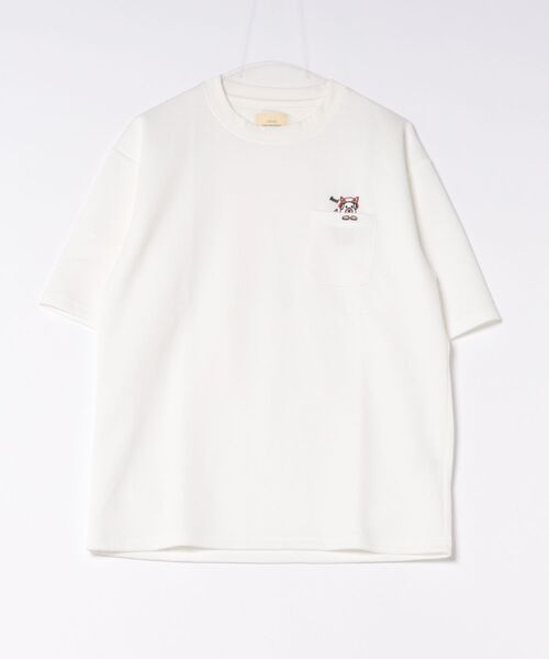 CORISCO(コリスコ)の「接触冷感ワンポイント刺しゅうTEE(M1)(Tシャツ/カットソー・メンズ・ネイビー/ホワイト系1/ブラック/ホワイト系2・MEDIUM/LARGE/X-LARGE)」の1枚目の写真