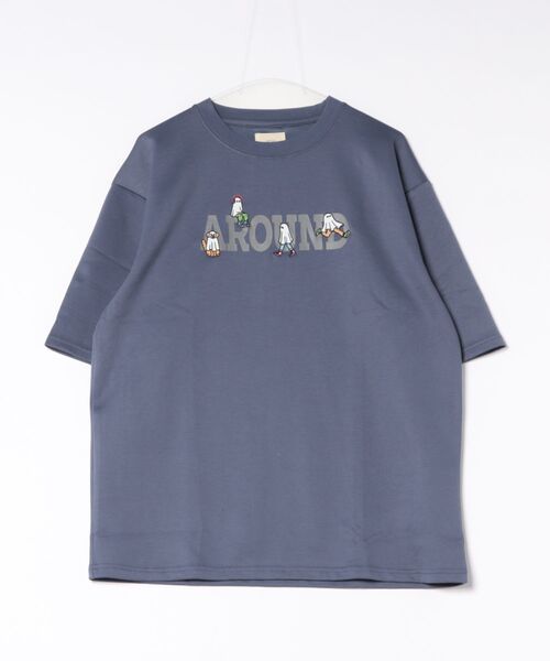 CORISCO(コリスコ)の「接触冷感ワンポイント刺しゅうTEE(M1)(Tシャツ/カットソー・メンズ・ネイビー/ホワイト系1/ブラック/ホワイト系2・MEDIUM/LARGE/X-LARGE)」の4枚目の写真