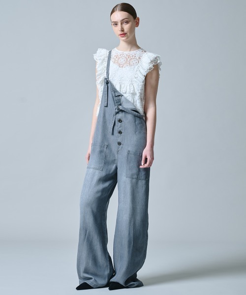 DOUBLE STANDARD CLOTHING(ダブルスタンダードクロージング)の「レースフリルブラウス(シャツ/ブラウス・レディース・オフホワイト/ブラック・36/38)」の13枚目の写真