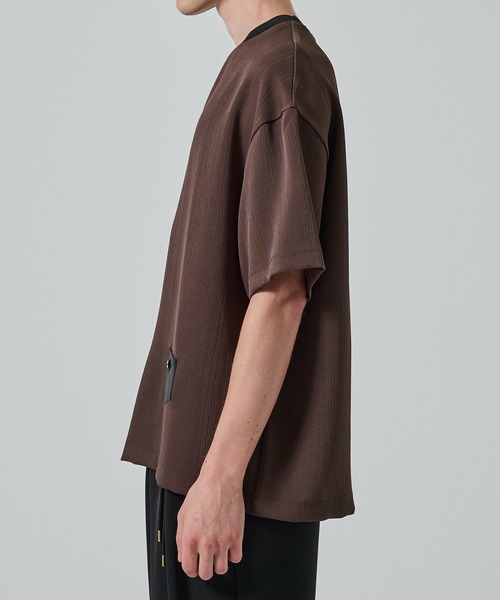 CULLNI(クルニ)の「【CULLNI】別注 Minimal Pocket S/S TEE Art Pique(Tシャツ/カットソー・メンズ・ブラウン・1)」の6枚目の写真