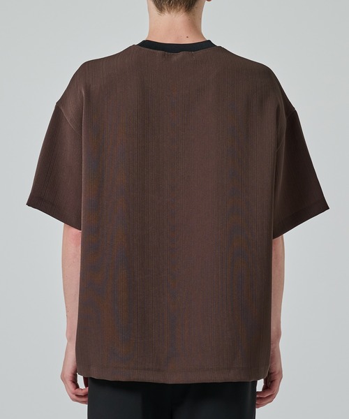 CULLNI(クルニ)の「【CULLNI】別注 Minimal Pocket S/S TEE Art Pique(Tシャツ/カットソー・メンズ・ブラウン・1)」の7枚目の写真