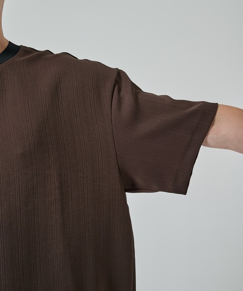 CULLNI(クルニ)の「【CULLNI】別注 Minimal Pocket S/S TEE Art Pique(Tシャツ/カットソー・メンズ・ブラウン・1)」の10枚目の写真