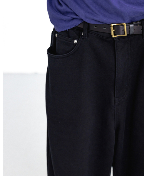 ANGLAN(アングラン)の「Baggy Fit Sweat Pants - Black(その他パンツ・メンズ・その他・1/2)」の7枚目の写真