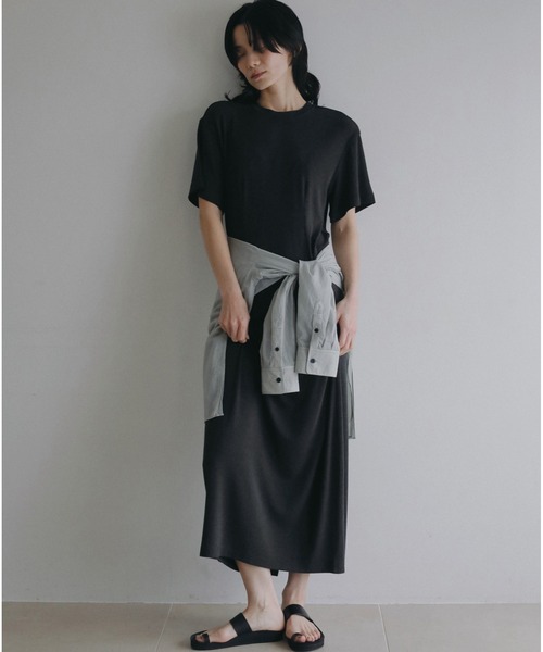 anuke（アンヌーク）の「Sheer Ripstop Shirts（シャツ/ブラウス・レディース・チャコールグレー/ブルー系その他・FREE）」の20枚目の写真