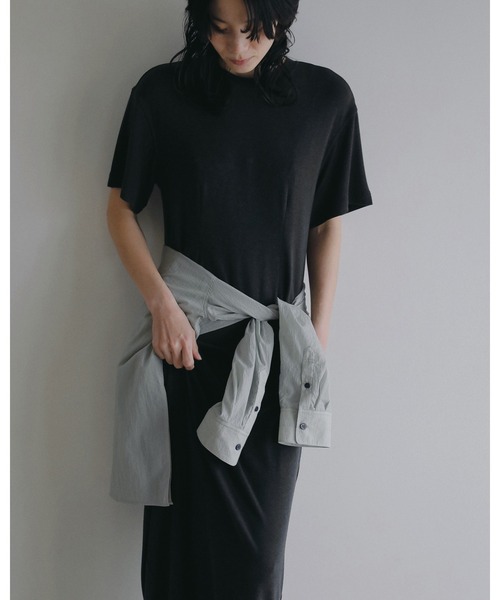 anuke（アンヌーク）の「Sheer Ripstop Shirts（シャツ/ブラウス・レディース・チャコールグレー/ブルー系その他・FREE）」の19枚目の写真