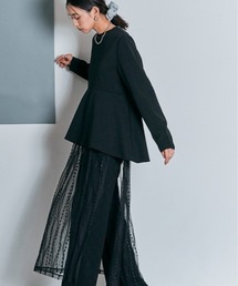 ロング スリーブ ペプラム セレモニー ブラウス