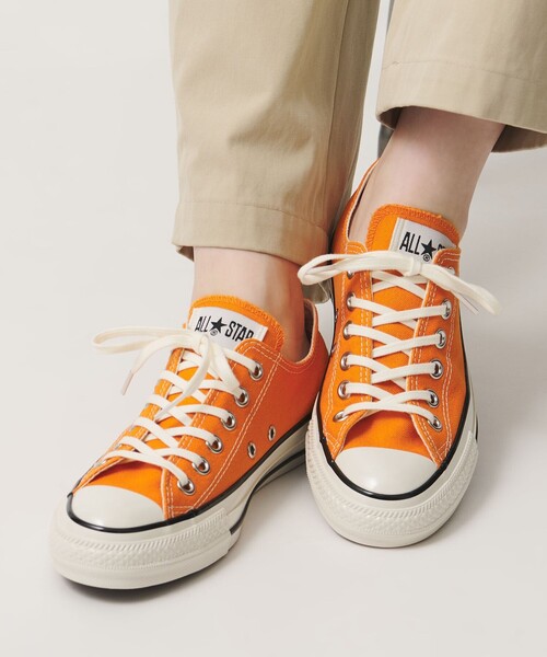 CONVERSE(コンバース)の「<CONVERSE>オールスターエイジド CL OX(スニーカー・レディース・ダークグリーン/オレンジ・US4/US5/US6.5/US5.5)」の4枚目の写真