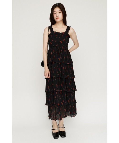 SLY（スライ）の「MODERN FLOWER CAMI DRESS モダンフラワーキャミドレス 夏服 秋服（ワンピース・レディース・ブラック系その他2/イエロー系その他・FREE）」の11枚目の写真