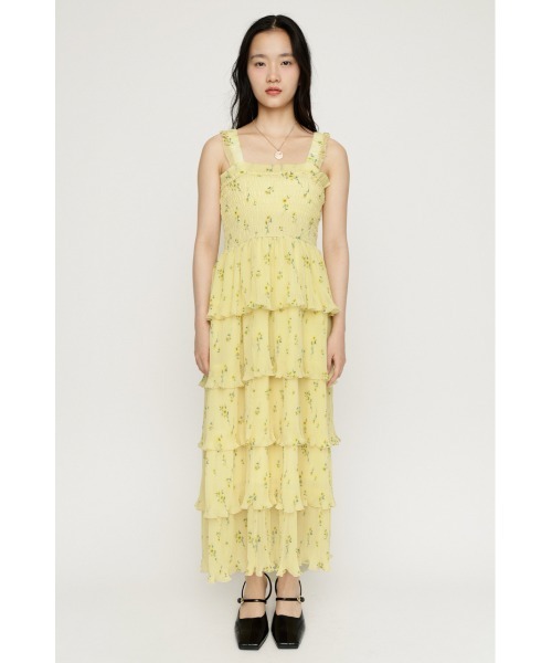 SLY（スライ）の「MODERN FLOWER CAMI DRESS モダンフラワーキャミドレス 夏服 秋服（ワンピース・レディース・ブラック系その他2/イエロー系その他・FREE）」の8枚目の写真