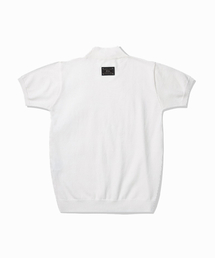 BFOB（ビーエフオービー）の「ハーフポロニット ホワイト（Tシャツ/カットソー）」
