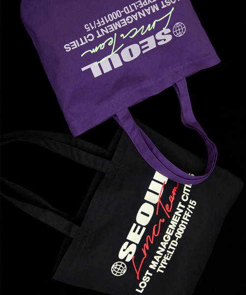 LMCの「SEOUL SERIES ECO BAG purple(エコバッグ/サブバッグ・メンズ・その他・OS)」の3枚目の写真