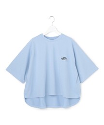 【WOMEN】ポンチョシルエットTシャツ