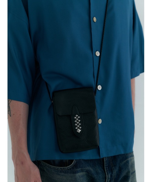 STUDS LEATHER MULT POUCH（ポーチ）｜CALEE（キャリー）の